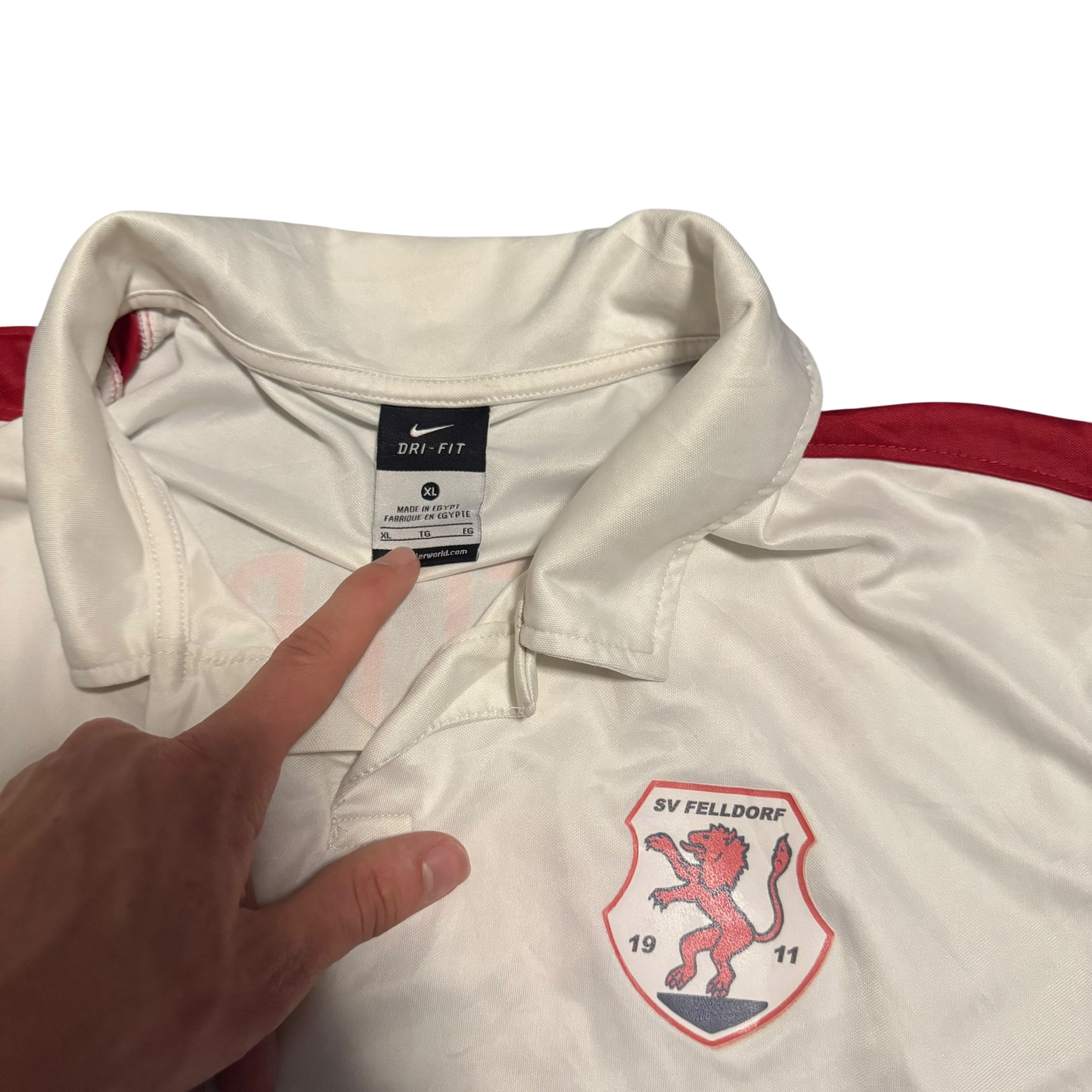 Nike SV Felldorf Trikot Rot/Weiß, Gr. XL – Produktfoto 4