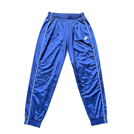 Royalblaue Nike Trackpants Größe M vorne
