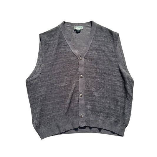 Croft & Barrow Strickweste Anthrazit, Gr. XXL, Hauptbild