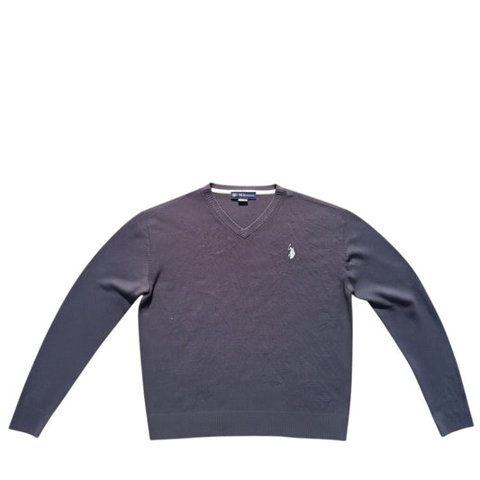 U.S. Polo Assn. V-Neck-Pullover Anthrazit, Gr. 2X, Hauptbild