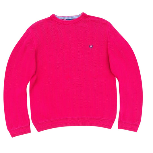 Chaps Strukturstrick-Pullover Pinkrot, Gr. XL, Hauptbild Vorderseite