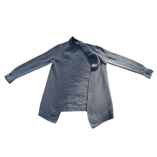 L.L.Bean Long-Cardigan Dunkelblau, Gr. M, Hauptbild Vorderseite