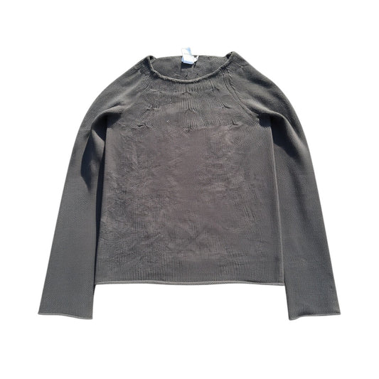 Calvin Klein Jeans Langarm-Strickshirt Anthrazit, Gr. M, Hauptbild Vorderseite