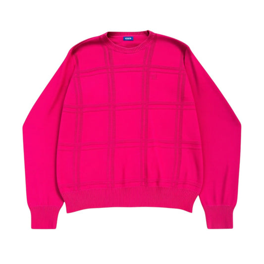 Izod Cable-Knit-Pullover in Pink, Vorderansicht
