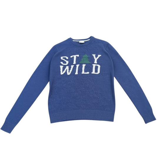 Old Navy Stay Wild Pullover in Blau vorne