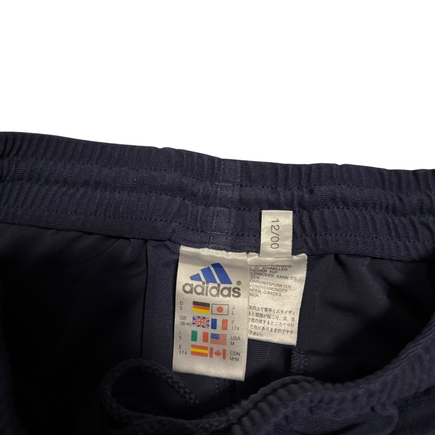 Adidas Trainingshose Navy/Gold, Gr. M – Produktfoto 4