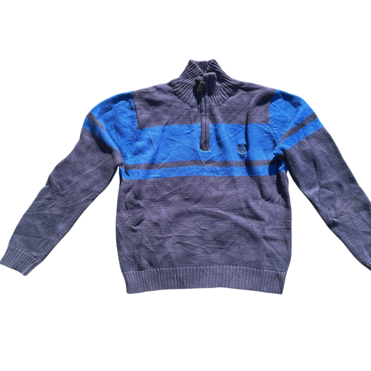 Chaps Colorblock Quarter-Zip – Navy/Blau · M / 110–122 – Produktansicht