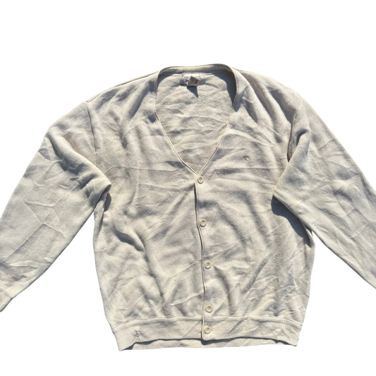 Arnold Palmer Minimal Button Cardigan – Creme · S / 34–36 – Produktansicht