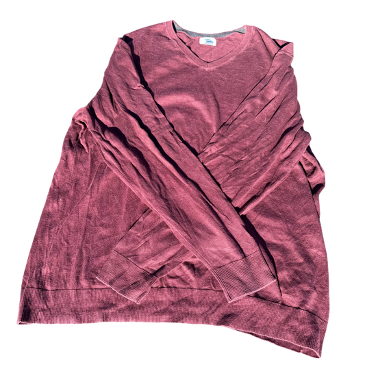 Old Navy Classic V-Neck – Bordeaux · XXL – Produktansicht