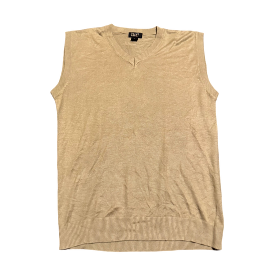 Trust Classic V-Neck Vest – Beige · XL – Produktansicht