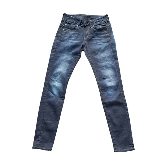 G-Star RAW Straight Jeans Dunkelblau, Gr. W28/L30 – Vorderansicht