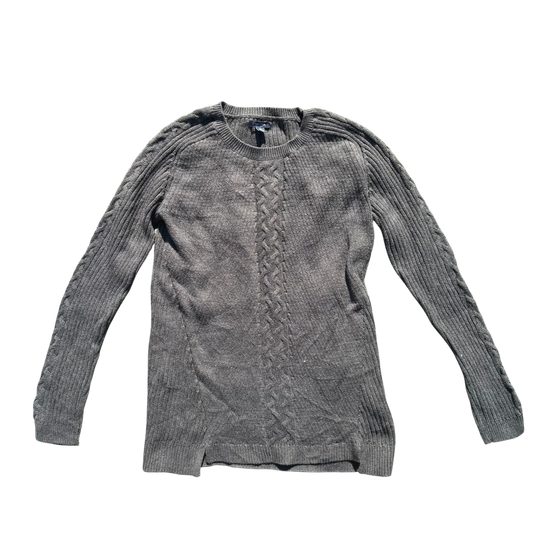 Nautica Strukturstrick-Pullover Anthrazit, Gr. XL – Produktansicht