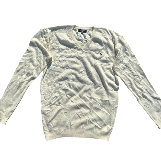 Polo Sport Ralph Lauren Pony V-Neck Creme, Gr. XXL – Produktansicht