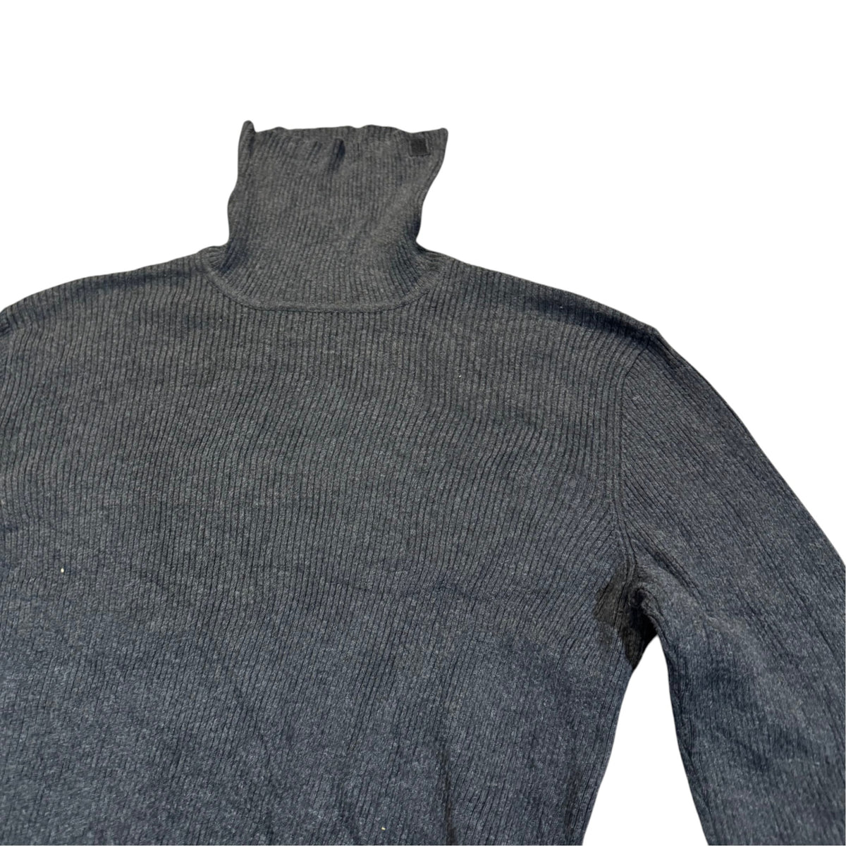Lauren Ralph Lauren Baumwollpullover mit kurzem Reißverschluss — Anthrazit · L – Detailansicht