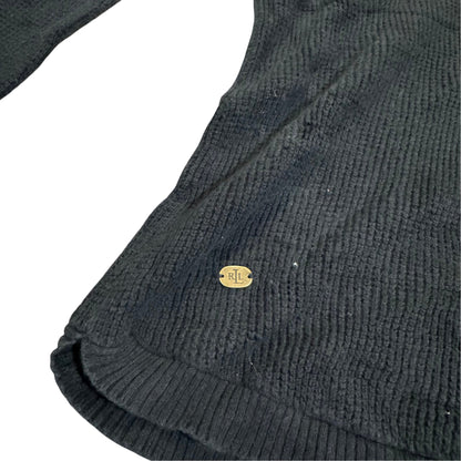 Lauren Ralph Lauren Strickpullover mit Stehkragen — Navy · L – Etikett/Detail