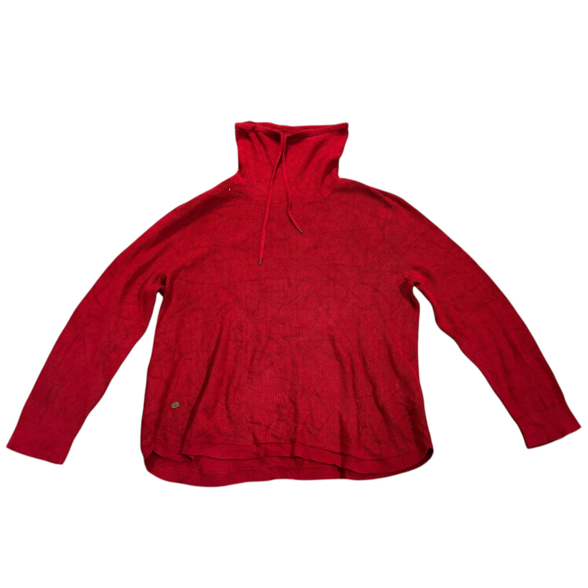 Lauren Ralph Lauren Rippstrickpullover — Rot · 3X – Vorderansicht