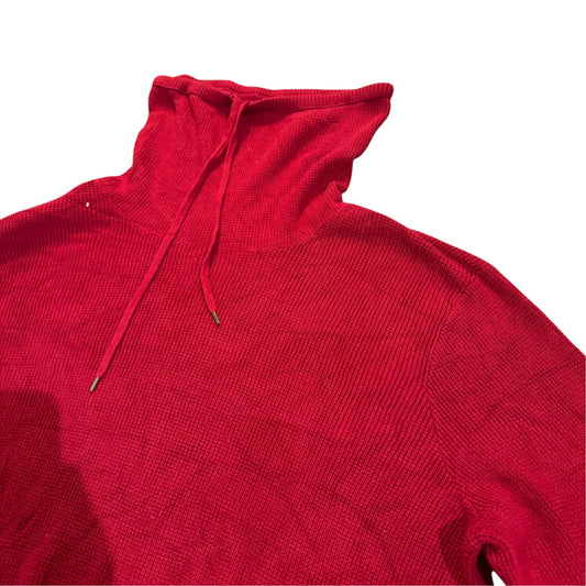 Lauren Ralph Lauren Rippstrickpullover — Rot · 3X – Detailansicht