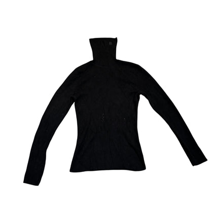 Lauren Ralph Lauren Rippstrickpullover mit Rollkragen — Anthrazit · M – Vorderansicht