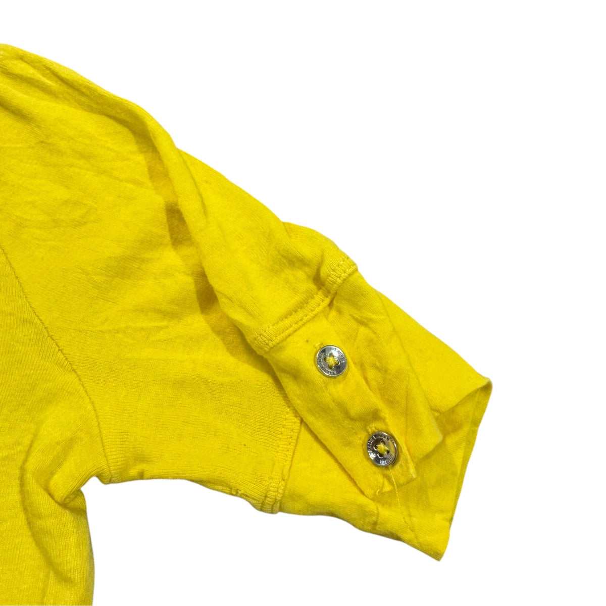 Lauren Ralph Lauren Kurzarm-Strickpolo mit Kontrastpaspel — Gelb · M – Detailansicht