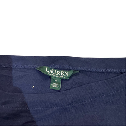 Lauren Ralph Lauren Kurzarm-Stricktop — Navy · M – Etikett/Detail
