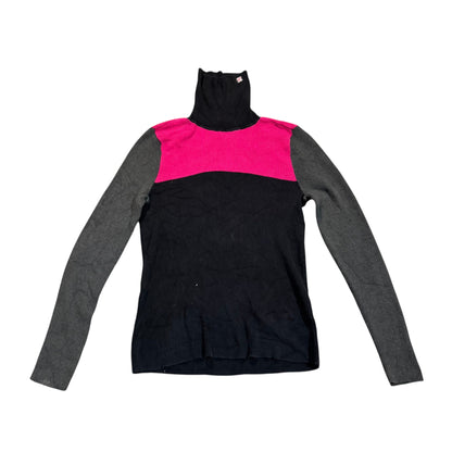 Lauren Ralph Lauren Colorblock-Strickpullover — Navy/Pink · XL – Vorderansicht