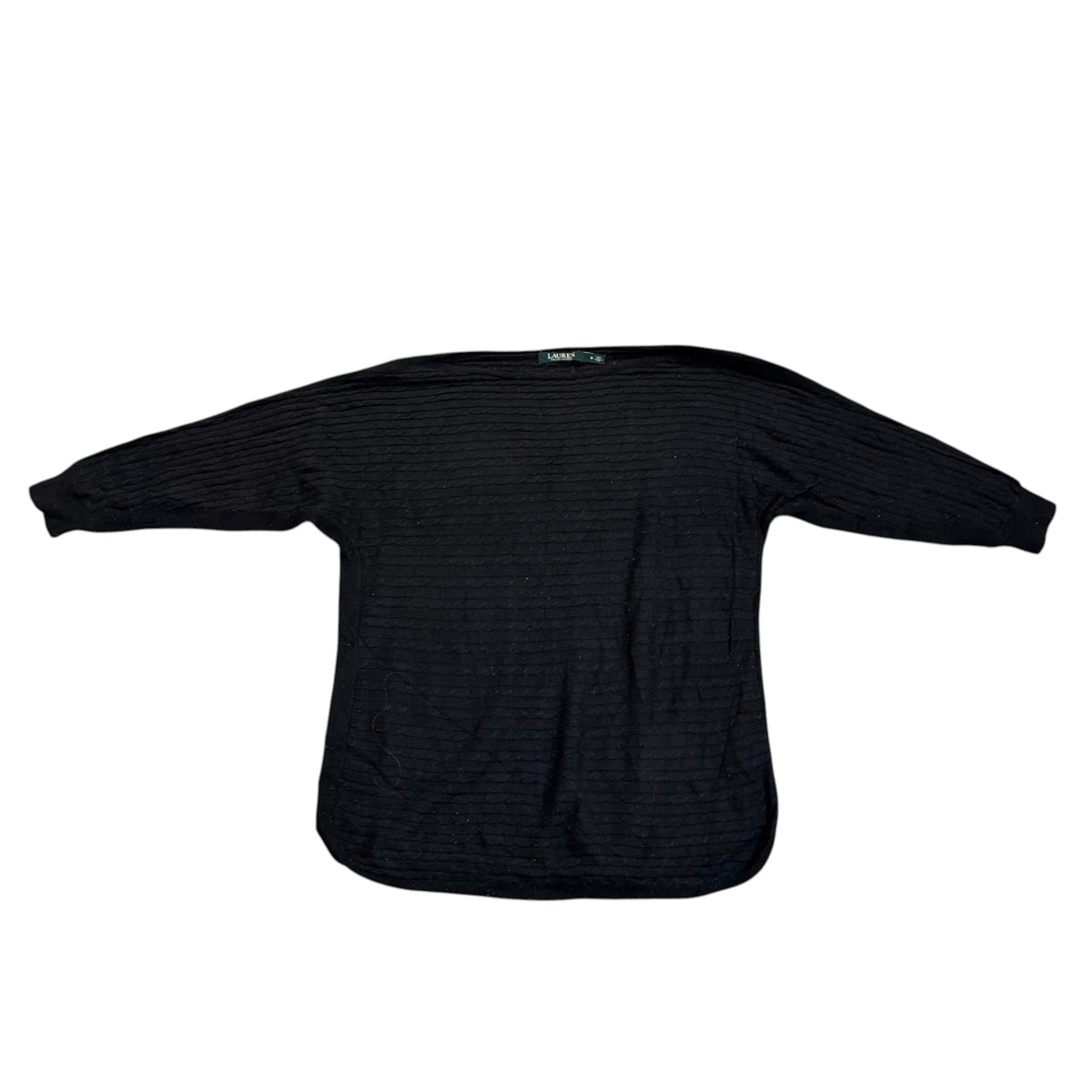 Lauren Ralph Lauren Kurzarm-Strickpolo — Rot · M – Vorderansicht