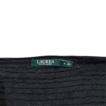 Lauren Ralph Lauren Kurzarm-Strickpolo — Rot · M – Etikett/Detail