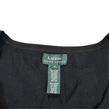 Lauren Ralph Lauren ärmelloses Stricktop — Schwarz · M – Etikett/Detail