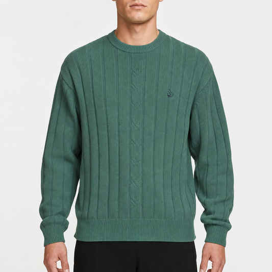 Nautica Ribbed Crewneck – GrÃ¼n · M / 12â€“14 am Model