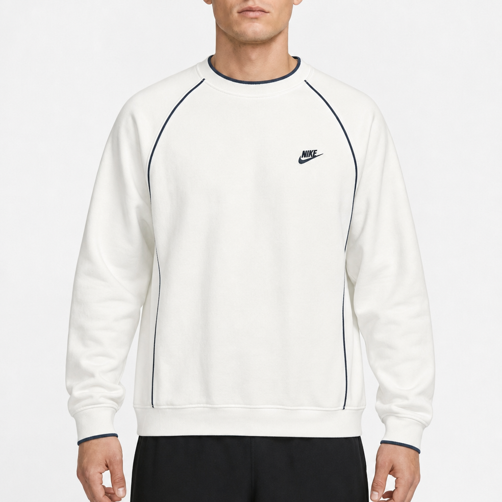 Nike Vintage Sweatshirt Weiß/Navy, Gr. L – Titelbild