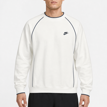 Nike Vintage Sweatshirt Weiß/Navy, Gr. L – Titelbild