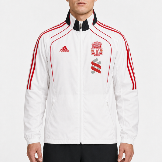 Adidas Liverpool Trainingsjacke Weiß/Rot, Gr. S – Titelbild