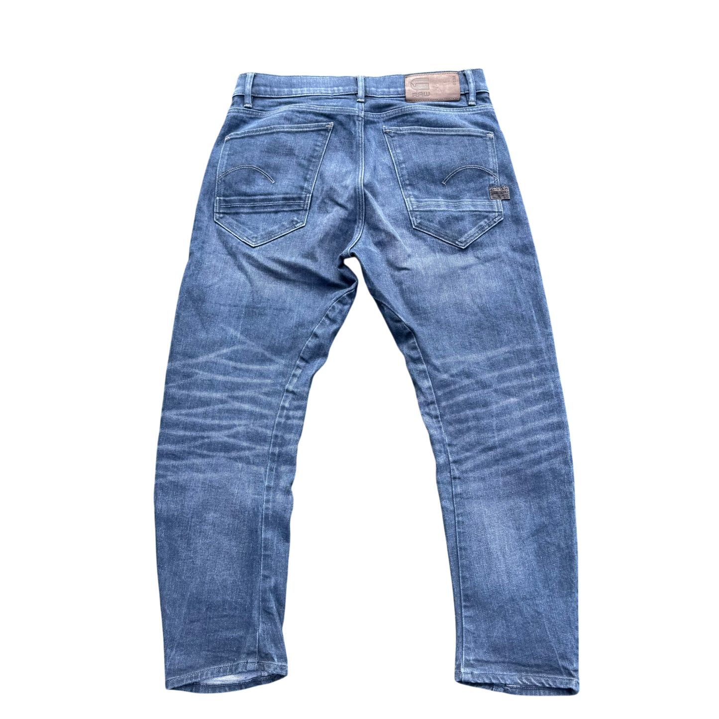G-Star RAW Straight Jeans Blau, Gr. W27/L30 – Rückansicht