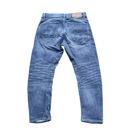 G-Star RAW Straight Jeans Blau, Gr. W27/L30 – Rückansicht