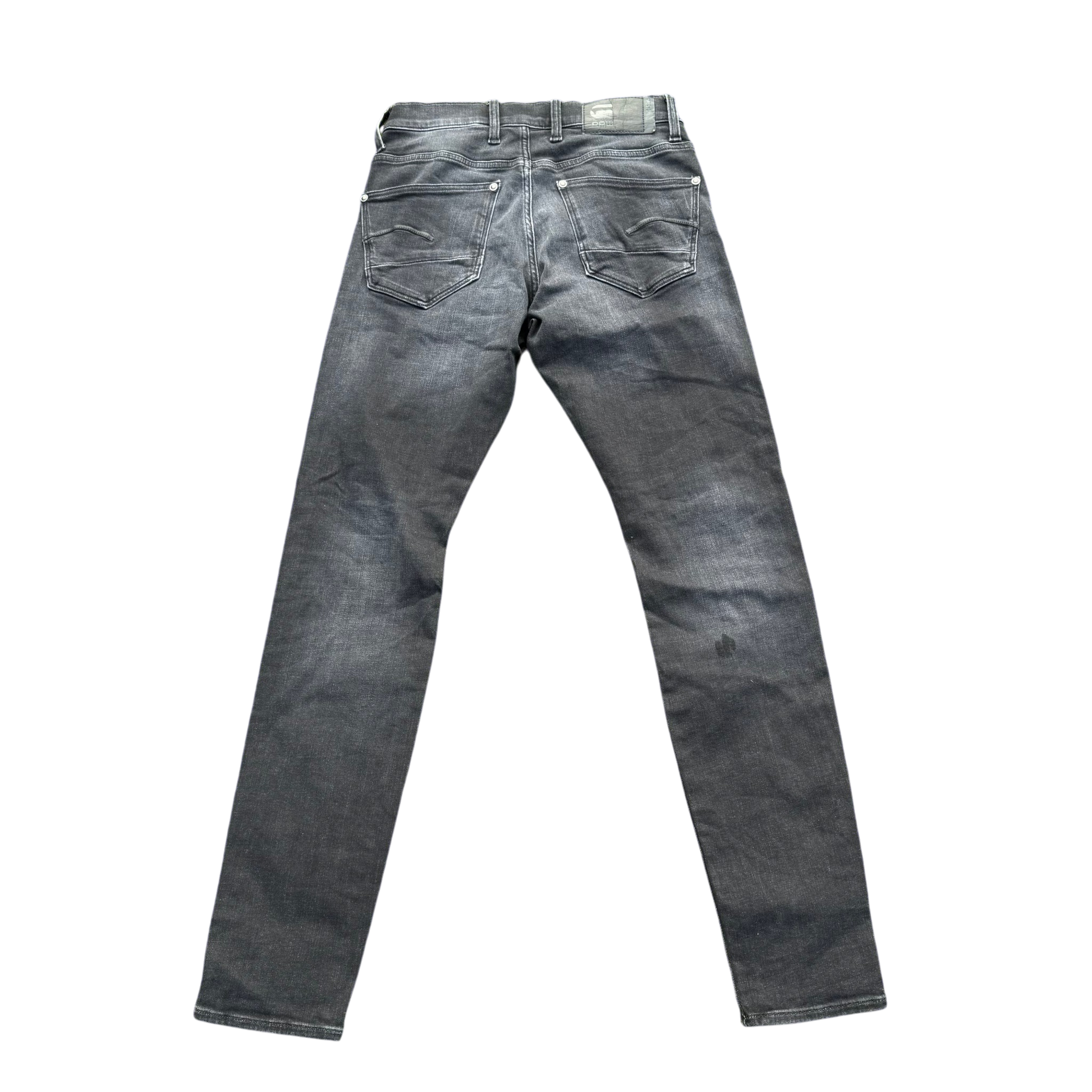 G-Star RAW Straight Jeans Grau, Gr. W27/L32 – Rückansicht