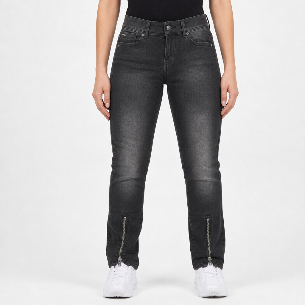 G-Star RAW Ankle-Zip Skinny Jeans Grau, Gr. W24/L30 – Titelbild