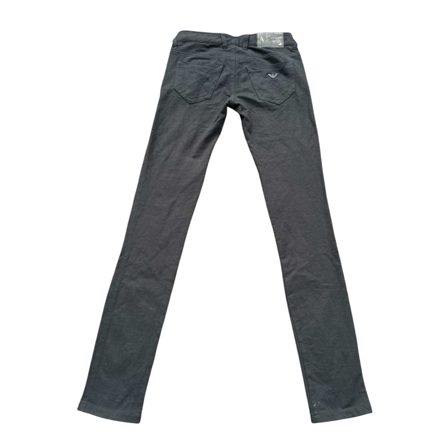Armani Jeans Straight Jeans Schwarz, Gr. 36 – Rückansicht