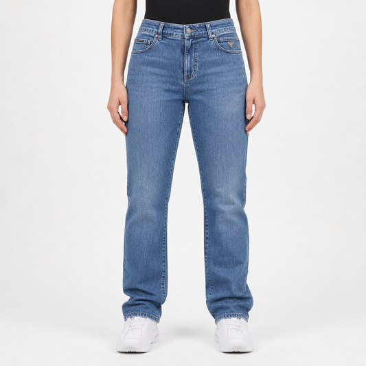 J28 Orchid Straight Jeans Blau, Gr. 25 – Titelbild
