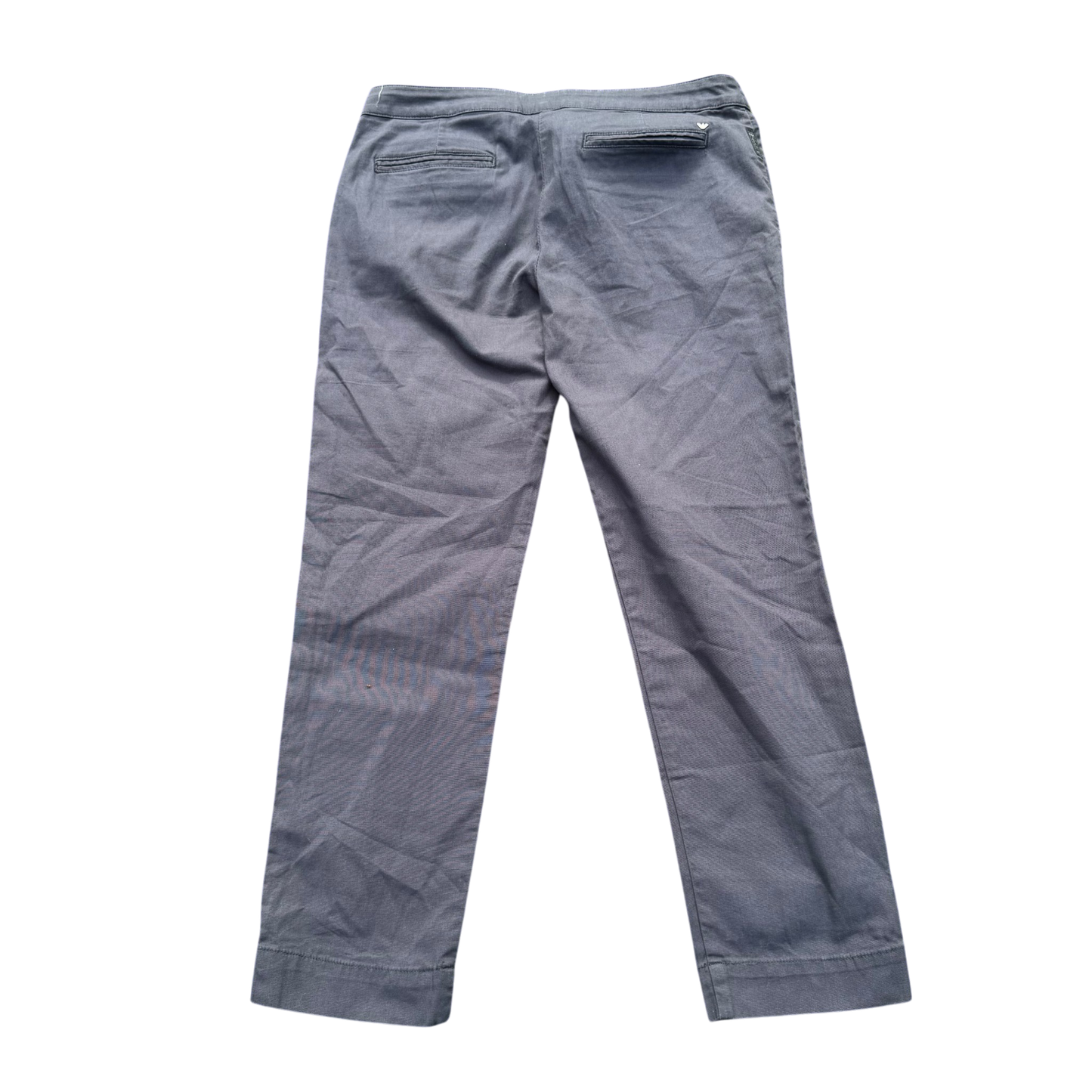 Armani Jeans Tapered Jeans Grau, Gr. 40 (W27) – Rückansicht