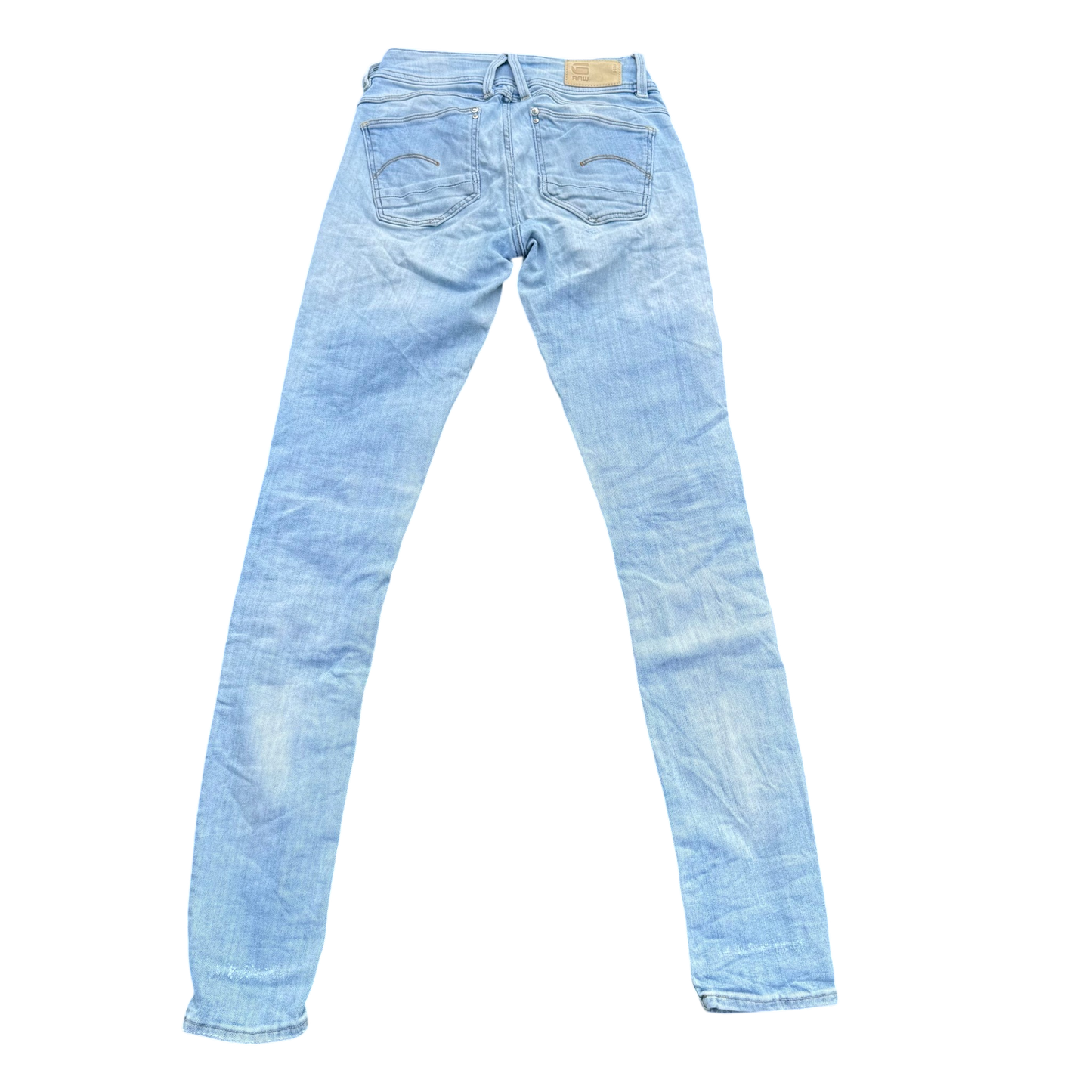 G-Star RAW Skinny Jeans Hellblau, Gr. W29/L32 – Rückansicht