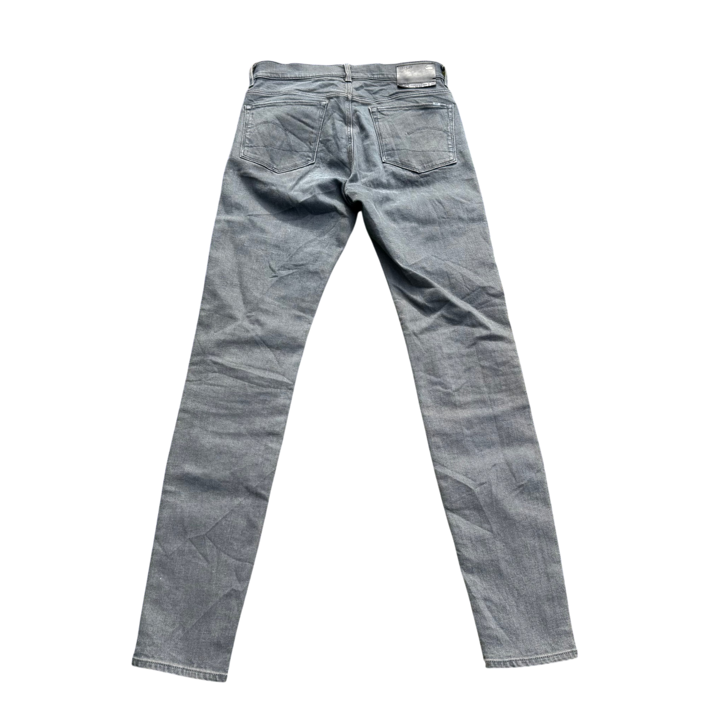 G-Star RAW Straight Jeans Grau, Gr. W28/L34 – Rückansicht