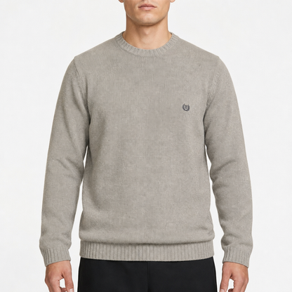 Chaps Crewneck-Pullover Hellgrau, Gr. XL – Titelbild