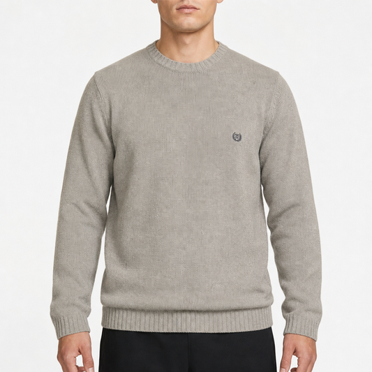 Chaps Crewneck-Pullover Hellgrau, Gr. XL – Titelbild