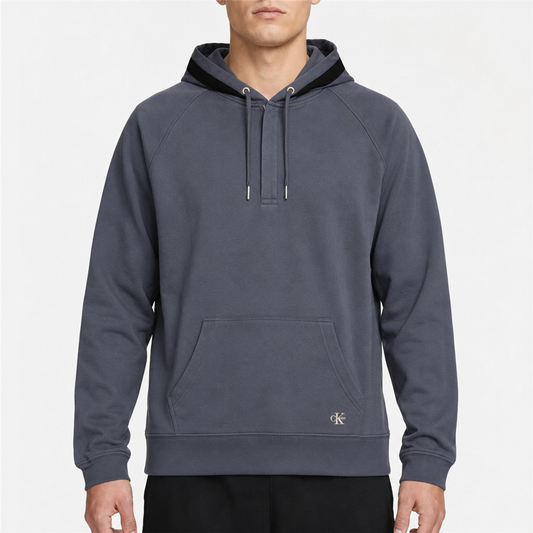 Calvin Klein Jeans Hoodie Anthrazit, Gr. XL – Titelbild