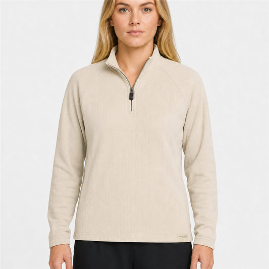Nautica Quarter-Zip Pullover Creme, Gr. M – Titelbild