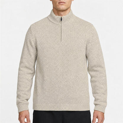 Chaps Melange Quarter-Zip Pullover, Gr. XL – Titelbild