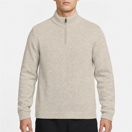 Chaps Melange Quarter-Zip Pullover, Gr. XL – Titelbild