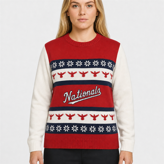Washington Nationals Weihnachtspullover, Gr. L – Titelbild