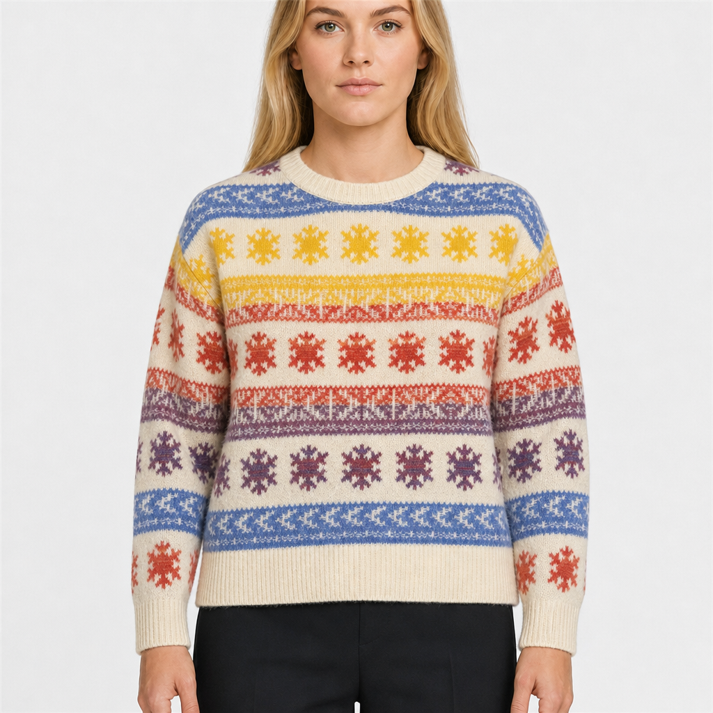 Old Navy Fair-Isle-Pullover Multicolor, Gr. XL – Titelbild
