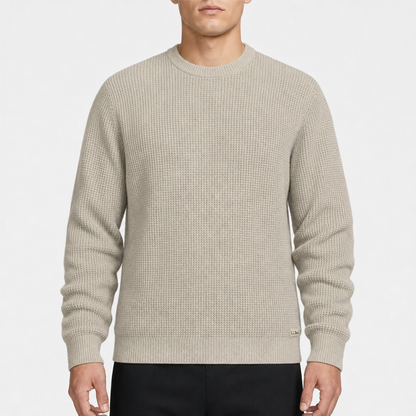L.L.Bean Strukturstrick-Pullover Graubeige, Gr. XXL Regular – Titelbild